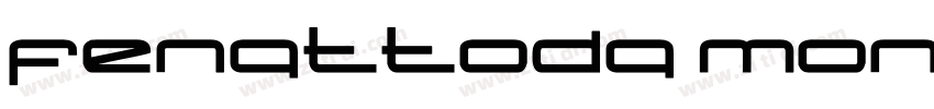 fenattoda monoline字体转换